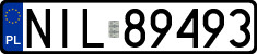 License plates of Poland, Regular car plates