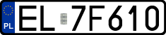 License plates of Poland, Regular car plates