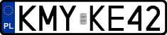 License plates of Poland, Regular car plates