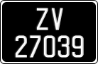 License plate of Ireland, Oldtimers