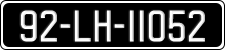 License plate of Ireland, Regular plates