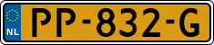 License plate of the Netherlands, Cars