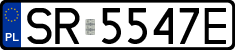 License plates of Poland, Regular car plates