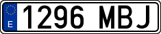 License plates of Spain, Ordinary (2000)