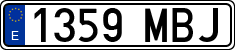 License plates of Spain, Ordinary (2000)