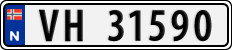 License plate of Norway, Cars