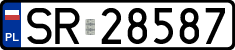 License plates of Poland, Regular car plates