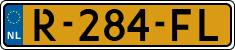 License plate of the Netherlands, Cars