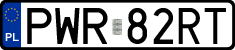 License plates of Poland, Regular car plates