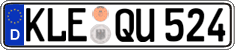German license plate, Regular plates