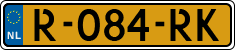 License plate of the Netherlands, Cars