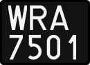 License plates of Poland, 1976 year system