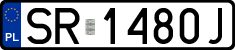 License plates of Poland, Regular car plates