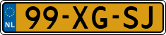 License plate of the Netherlands, Cars
