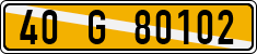 License plate of Turkey, Temporary