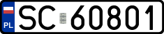 License plates of Poland, Regular car plates