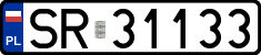 License plates of Poland, Regular car plates