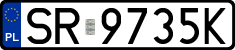 License plates of Poland, Regular car plates