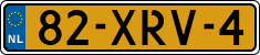License plate of the Netherlands, Cars
