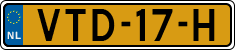 License plate of the Netherlands, Light Commercial Vehicles (1994 system)