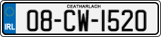 License plate of Ireland, Regular plates