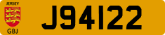 License plate of Jersey, Regular plates (J123456)