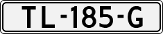 License plate of the Netherlands, Cars