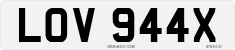 License plate of the United Kingdom, 1963 year system