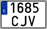 License plates of Spain, Ordinary (2000)