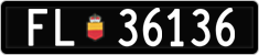 License plate of Liechtenstein, Cars