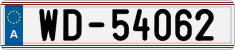 License plate of Austria, Diplomatic