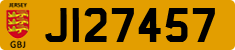 License plate of Jersey, Regular plates (J123456)