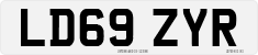 License plate of the United Kingdom, 2001 year system
