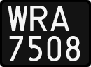 License plates of Poland, 1976 year system