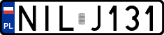 License plates of Poland, Regular car plates