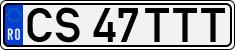 License plate of Romania, Regular plates