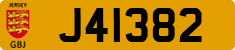License plate of Jersey, Regular plates (J123456)