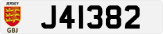 License plate of Jersey, Regular plates (J123456)
