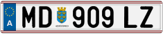 License plate of Austria, Regular plates