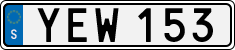 License plate of Sweden, Regular plates