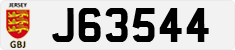 License plate of Jersey, Regular plates (J123456)