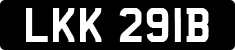 License plate of the United Kingdom, 1963 year system