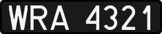 License plates of Poland, 1976 year system
