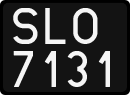 License plates of Poland, 1976 year system
