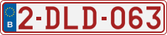 License plate of Belgium, Regular plates (2010)