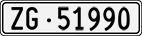 License plate of Switzerland, Cars