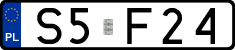License plates of Poland, Vanity Plates