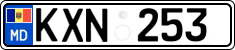 License plate of Moldova, Cars (2015)