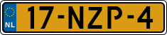 License plate of the Netherlands, Cars
