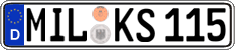 German license plate, Regular plates